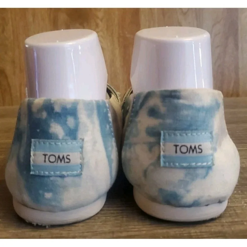 Toms Alpargata Plant Dyed Canvas Shoes Womens Size 9.5 Blue‎ Gray